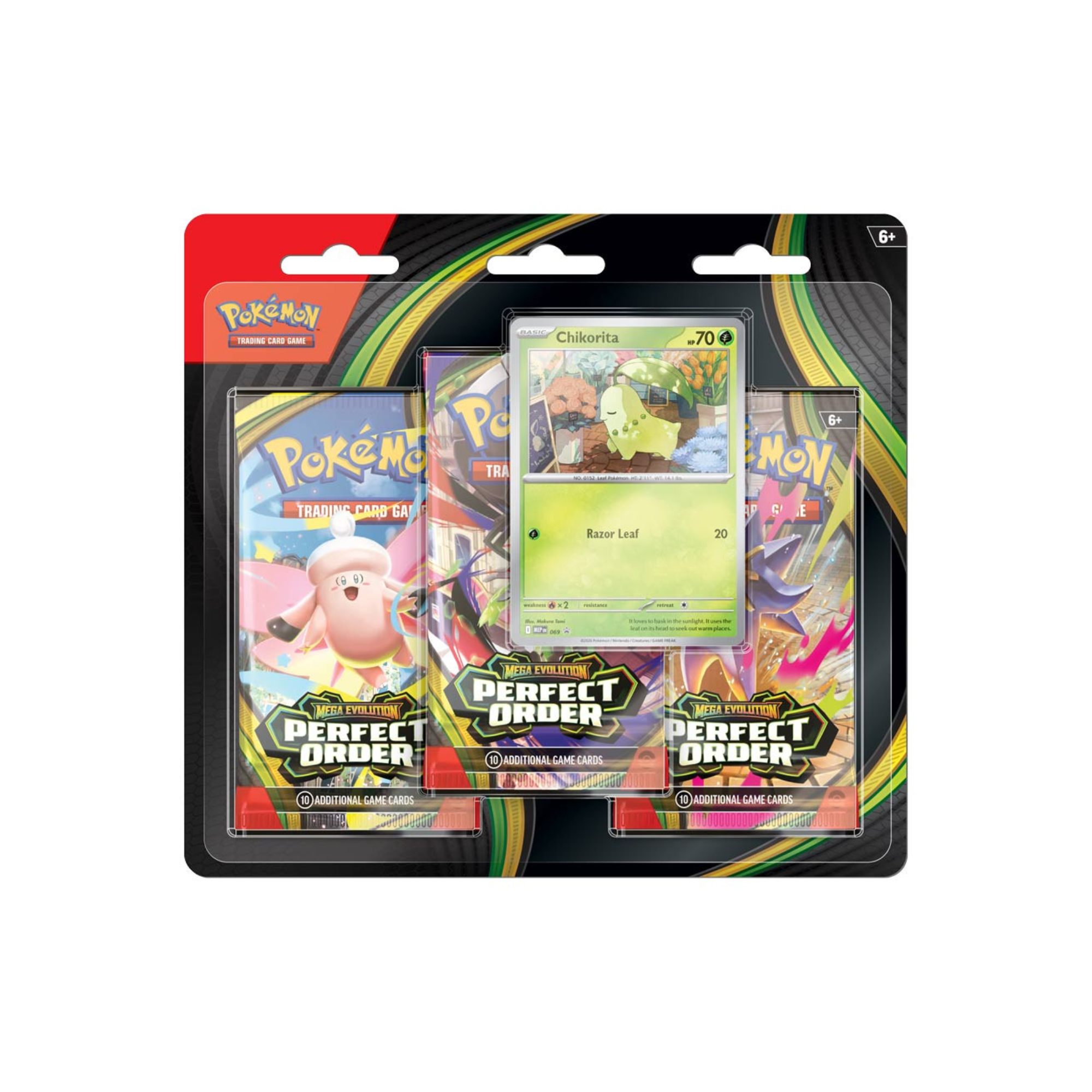 pokemon 3 card pack Pokémon Perfect Order 3 Pack Blister – PackSpotTCG