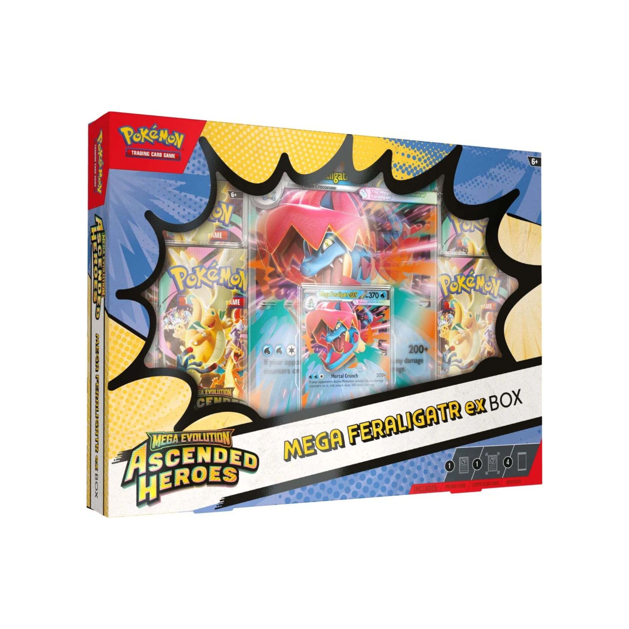 Pokémon Ascended Heroes Mega Feraligatr ex Box – PackSpotTCG