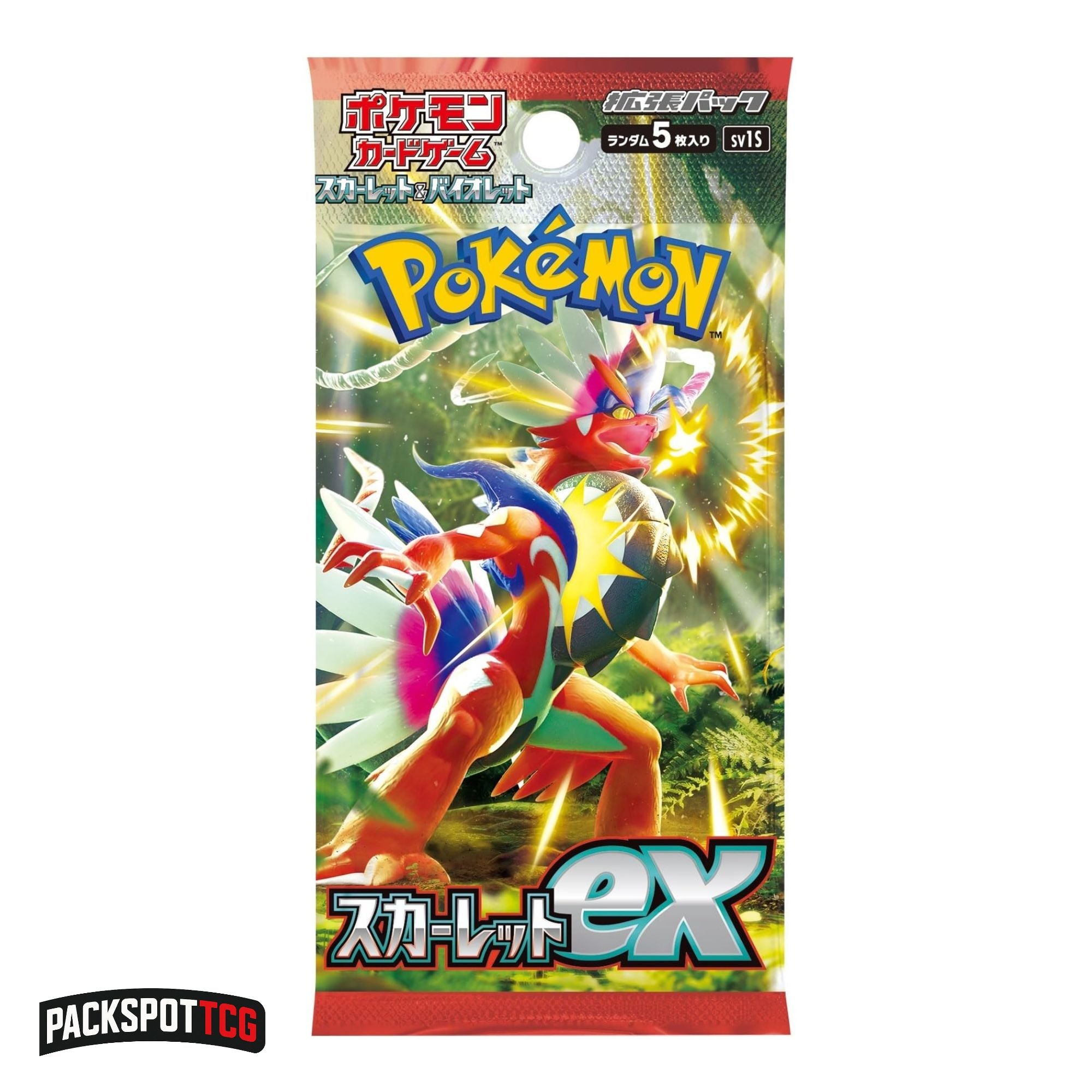 Scarlet EX Booster Pack Japanese Trading Card Game