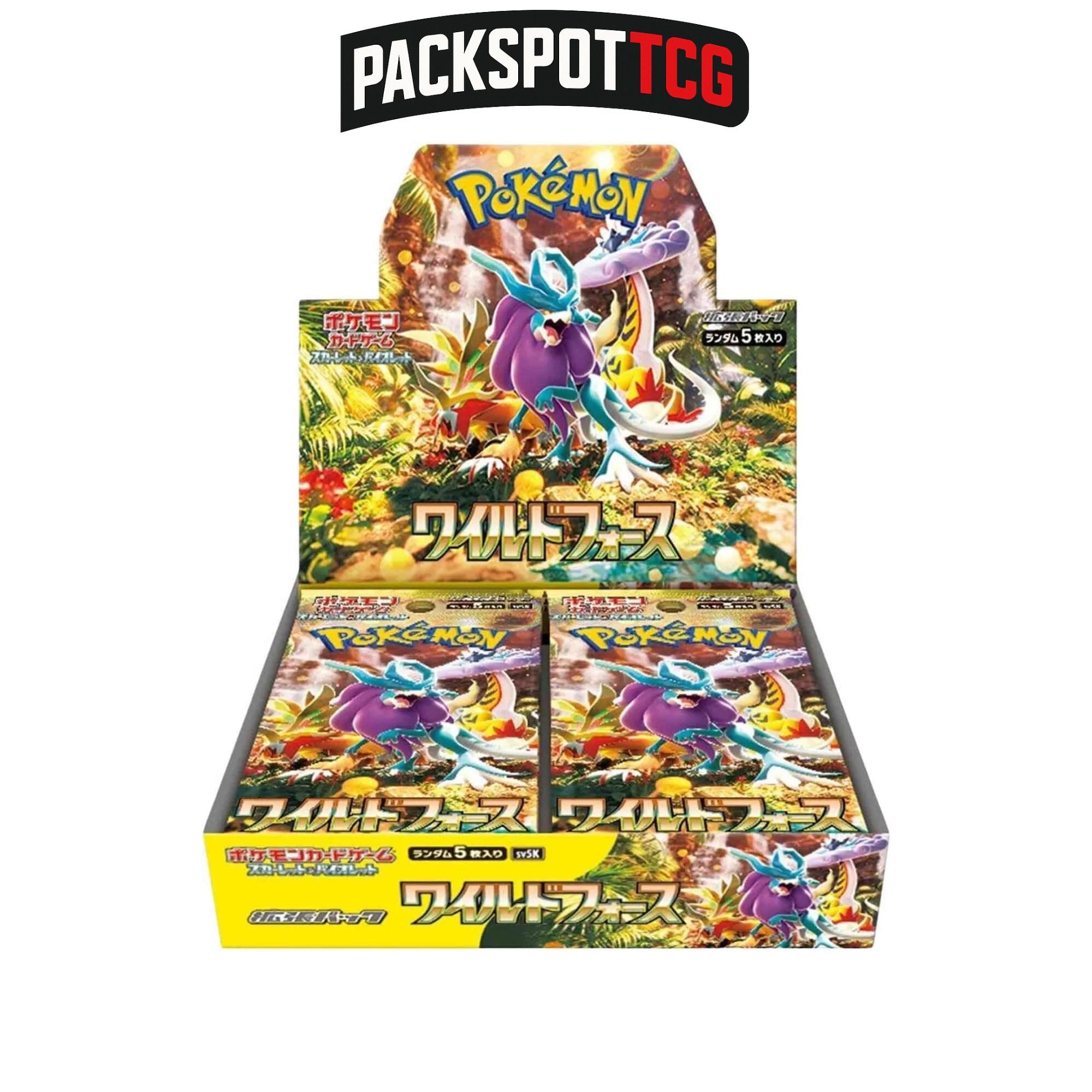 Wild Force Booster Pack Japanese Trading Card Game Pokemon Cards