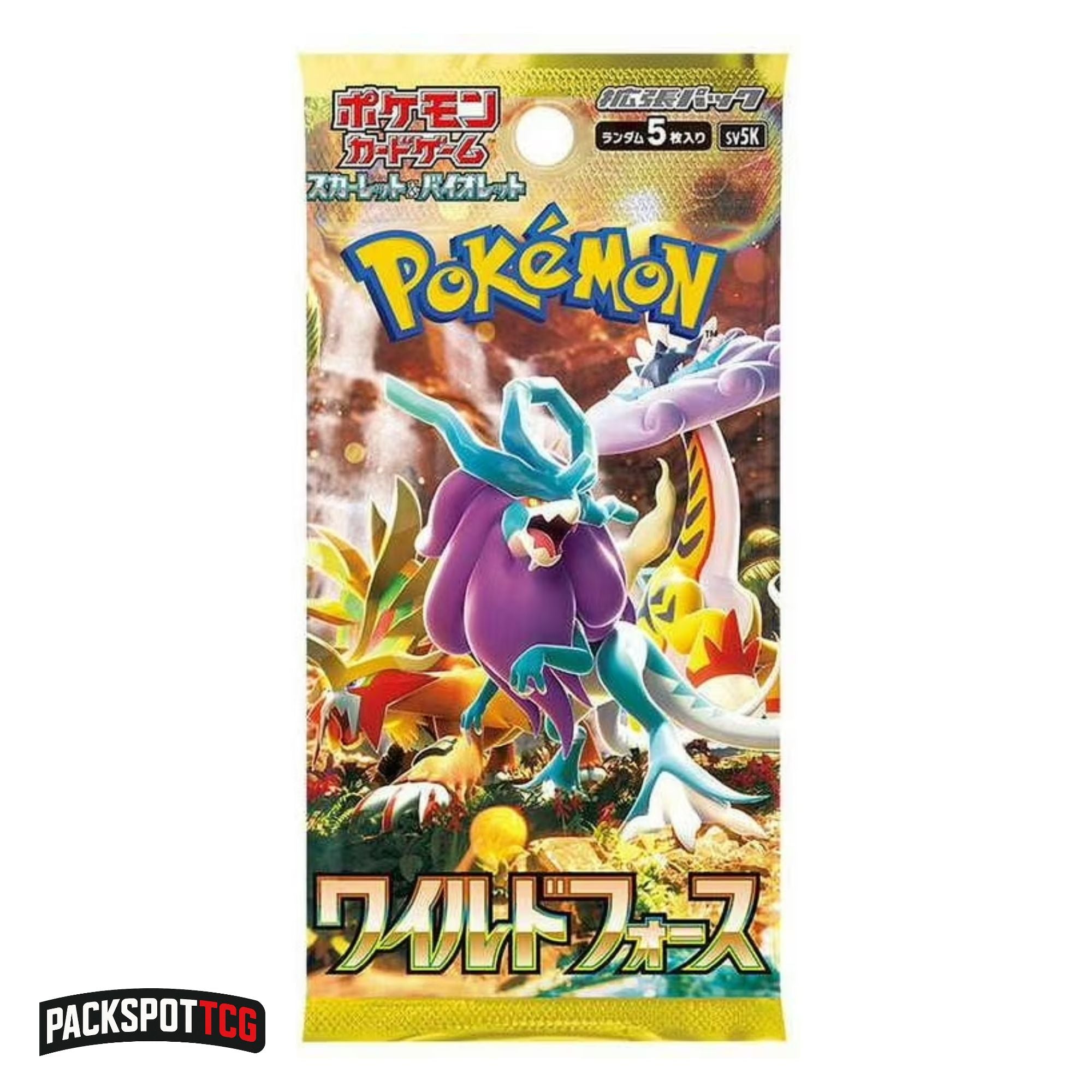 Wild Force Booster Pack Japanese Trading Card Game Pokemon Cards