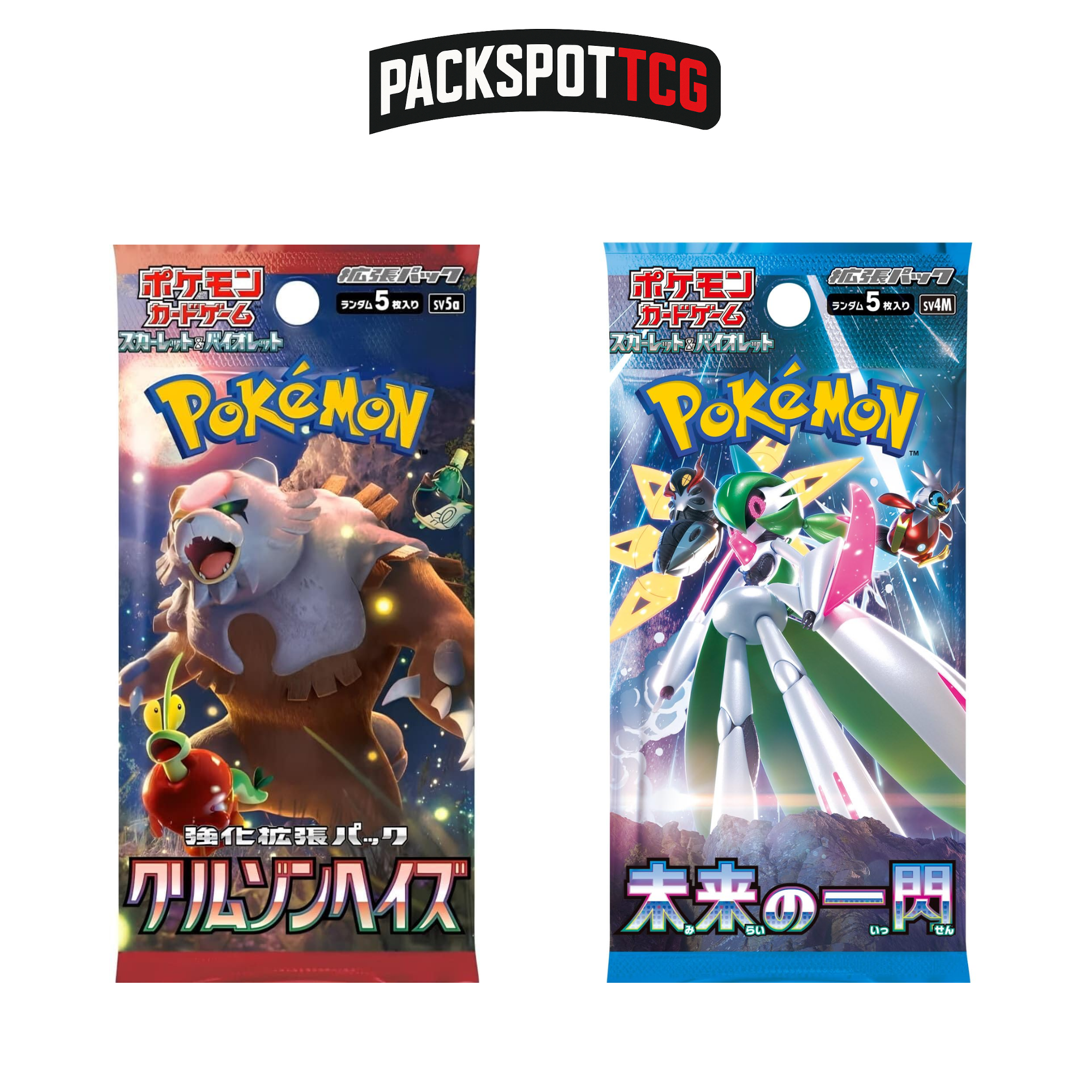 Japanese Pokemon Booster Pack Variety Bundle - 10 Packs