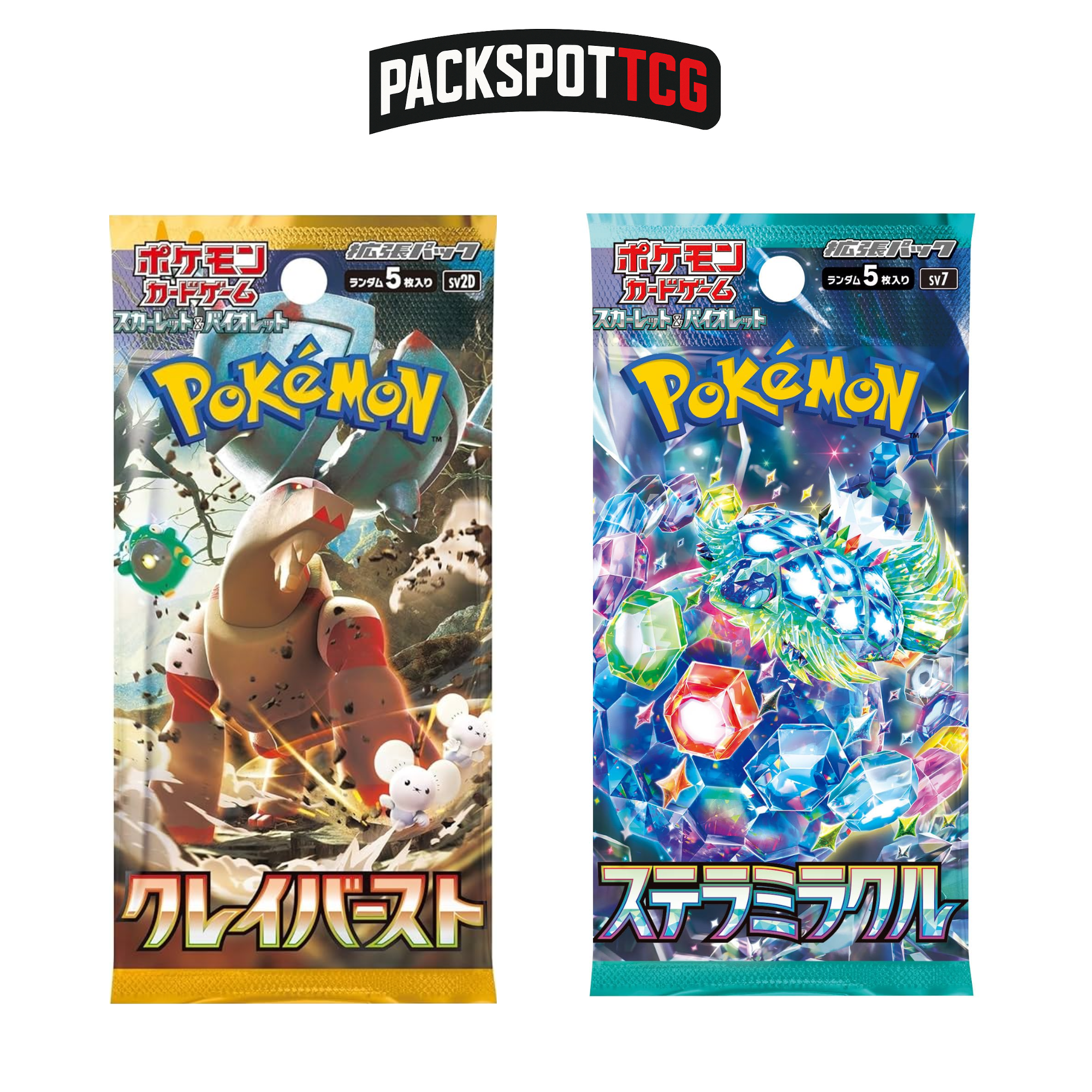 Japanese Pokemon Booster Pack Variety Bundle - 12 Packs