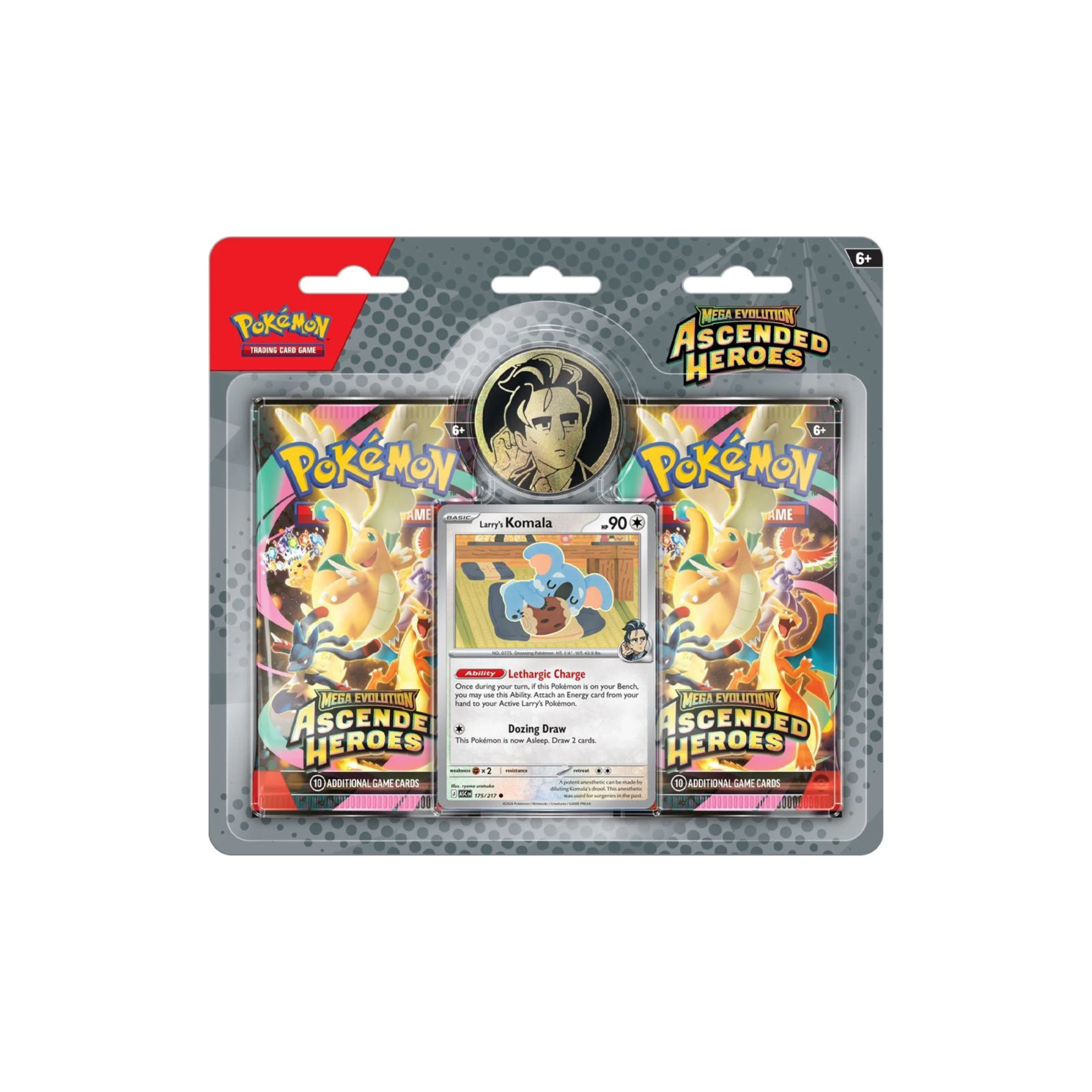 Pokmon Ascended Heroes 2 Pack Blister (Larry) PackSpotTCG Pokmon Ascended Heroes 2 Pack Blister (Larry) PackSpotTCG
