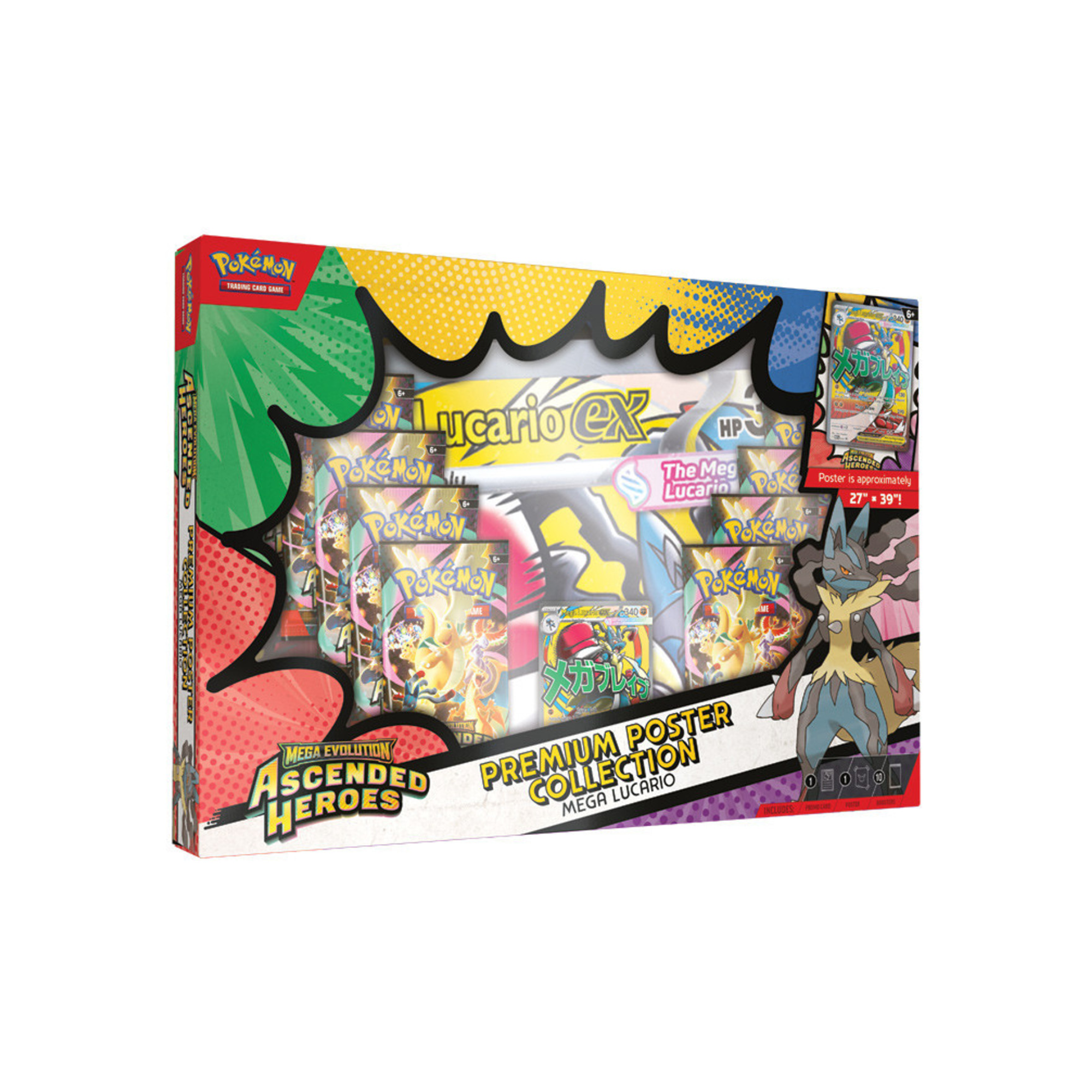 Ascended Heroes Poster Collection Mega Lucario