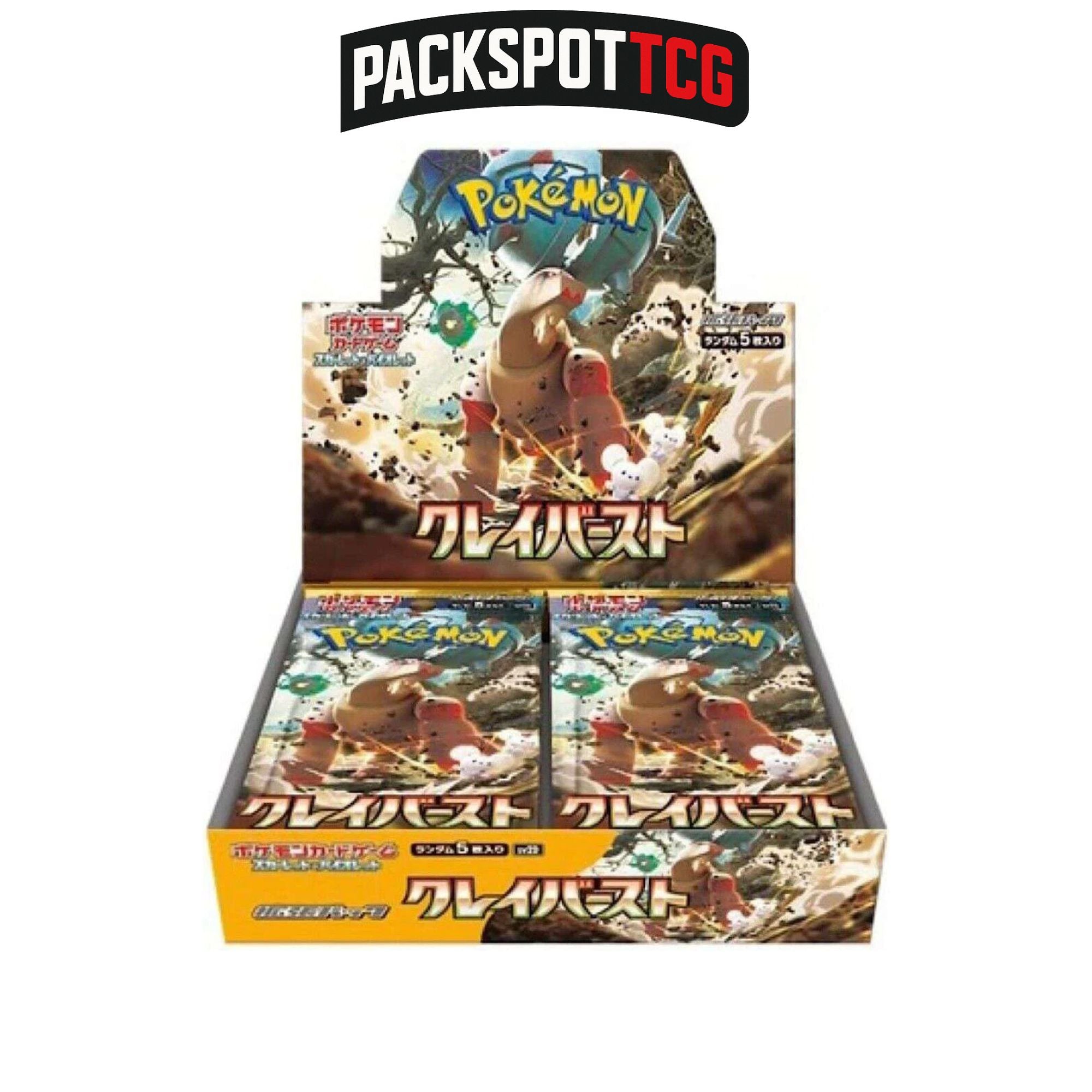 Clay Burst Booster Box Pokemon Cards