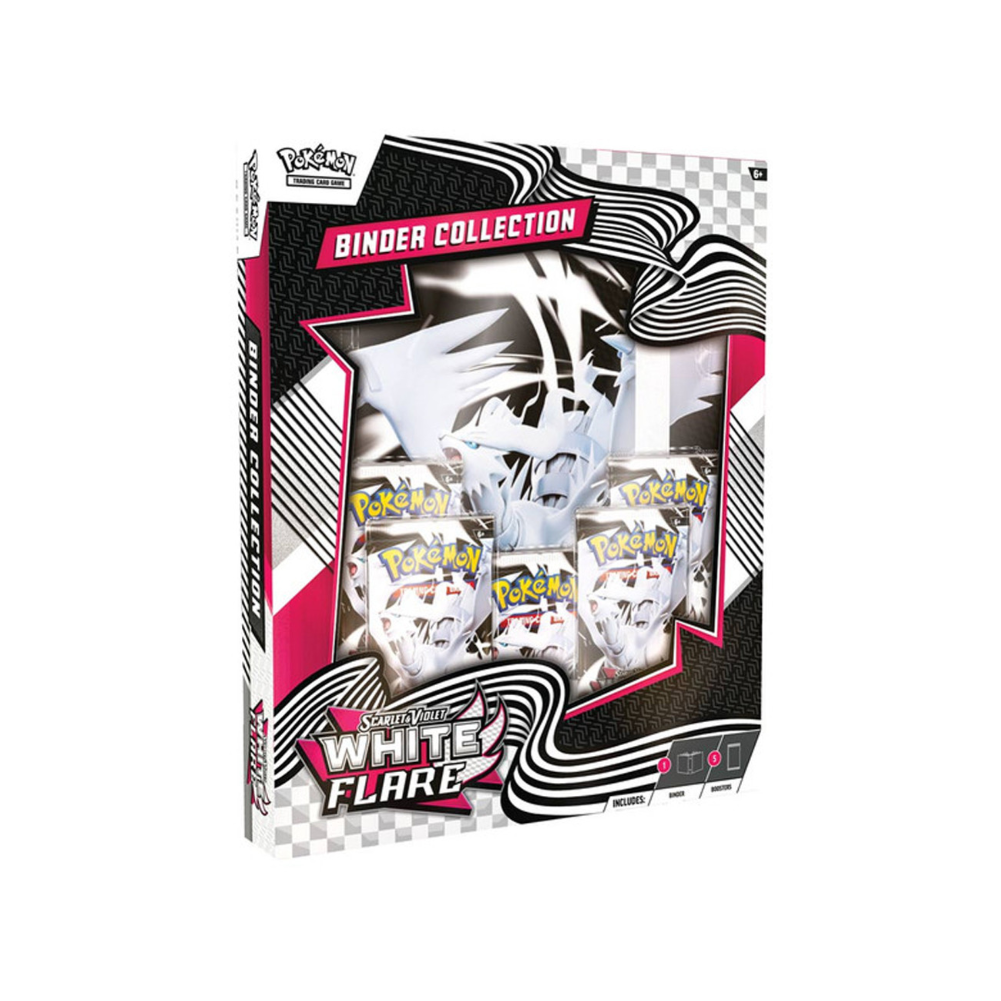 White Flare Binder Collection